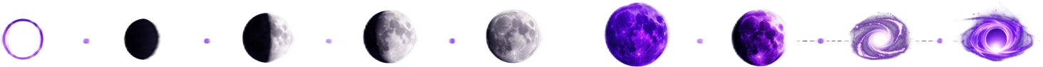 Jornada de crescimento — fases da lua